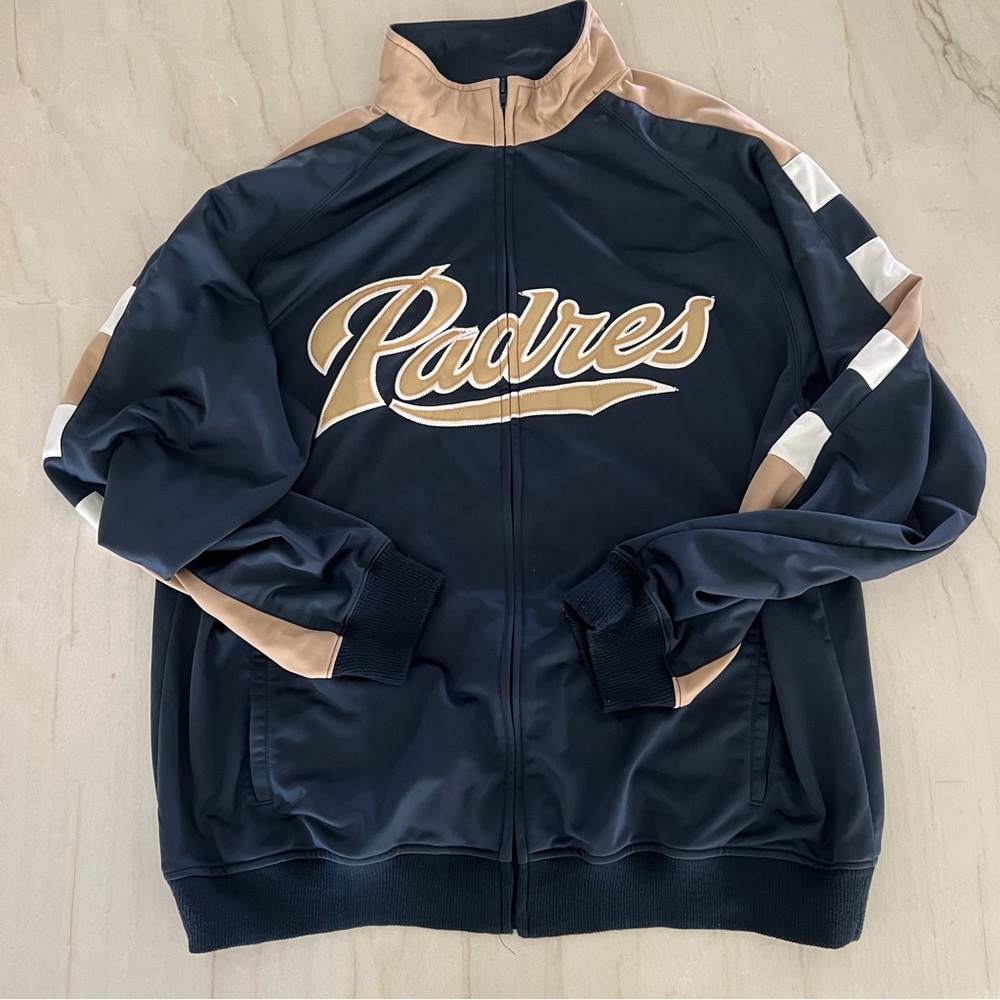 San Diego Padres Stitches Navy Full Zip Jacket
